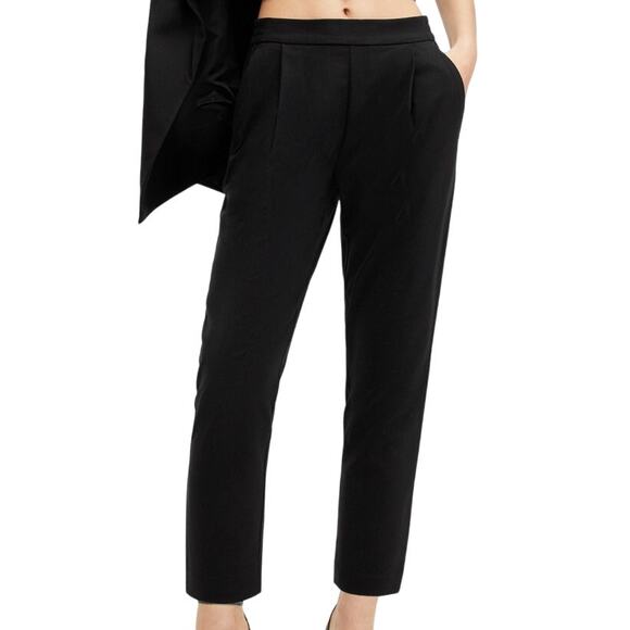 AllSaints Aleida Lightweight Tri Pants Black Women's Size 4 New With DAMAGE - Picture 1 of 10